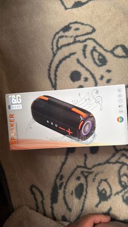 T&G TG696 Portable Bluetooth Wireless Speaker Illuminated Water Resistant Black