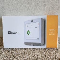 Qolsys IQ Panel 4 Wireless Smart Home Security System Alarm Panel for House Protection and Home Automation