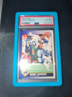 1991 Score - Barry Sanders #20 PSA 10 Detroit HOF