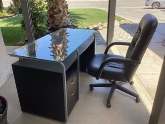 Desk & chair - $35 for both