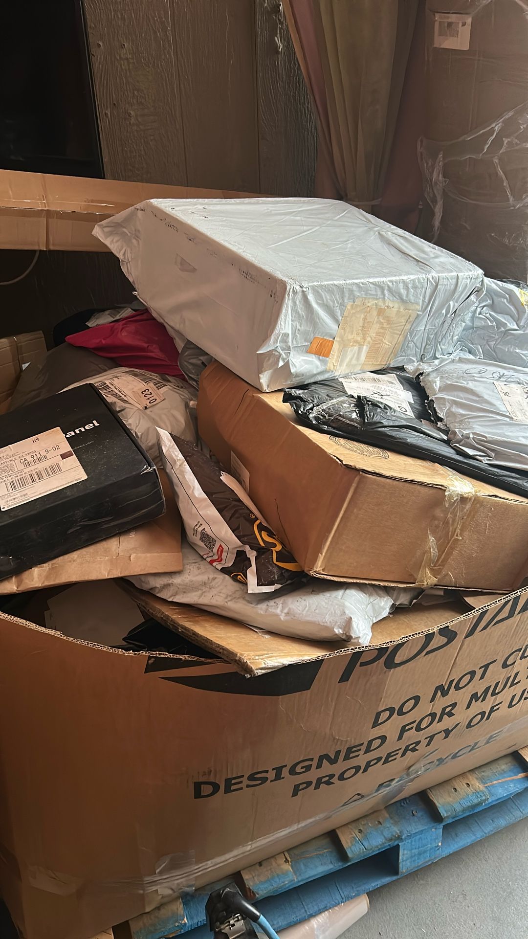 Pallet Of Undelivered Mail/ Return Mail