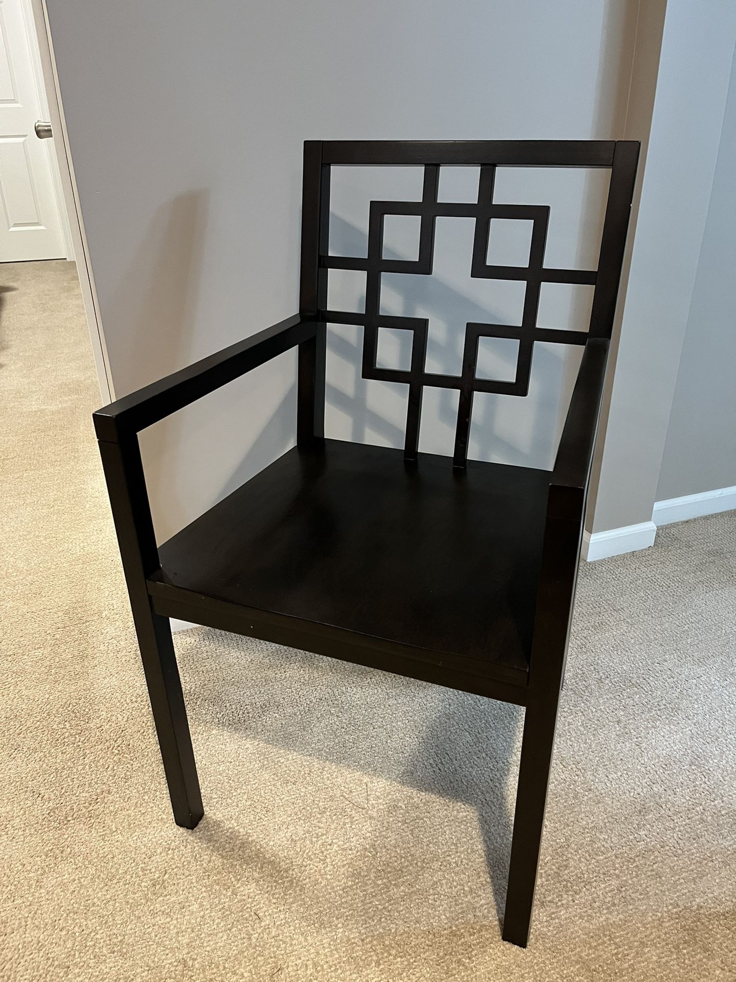 CB2 Wood Accent Chair 