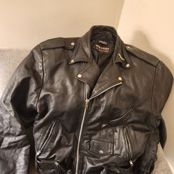 Vintage Leather Harley Davidson Jacket