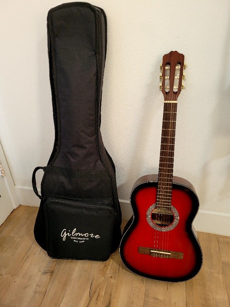 Wood Acoustic Guitar