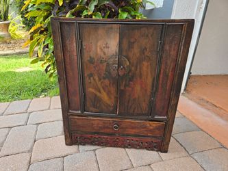 Apothecary / Cabinet / 19th century Elmwood