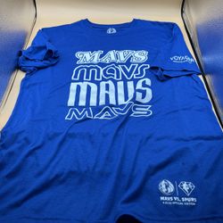 Dallas Mavericks Men’s T-shirt XL Blue