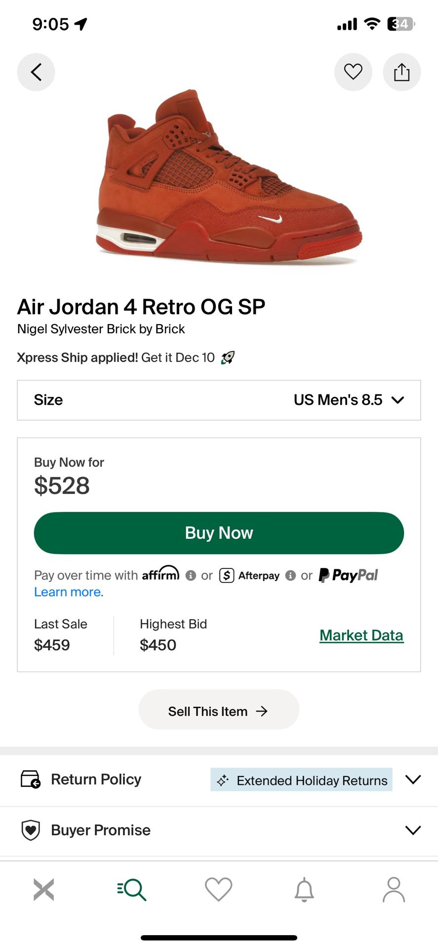 Jordan 4 Brick By Brick