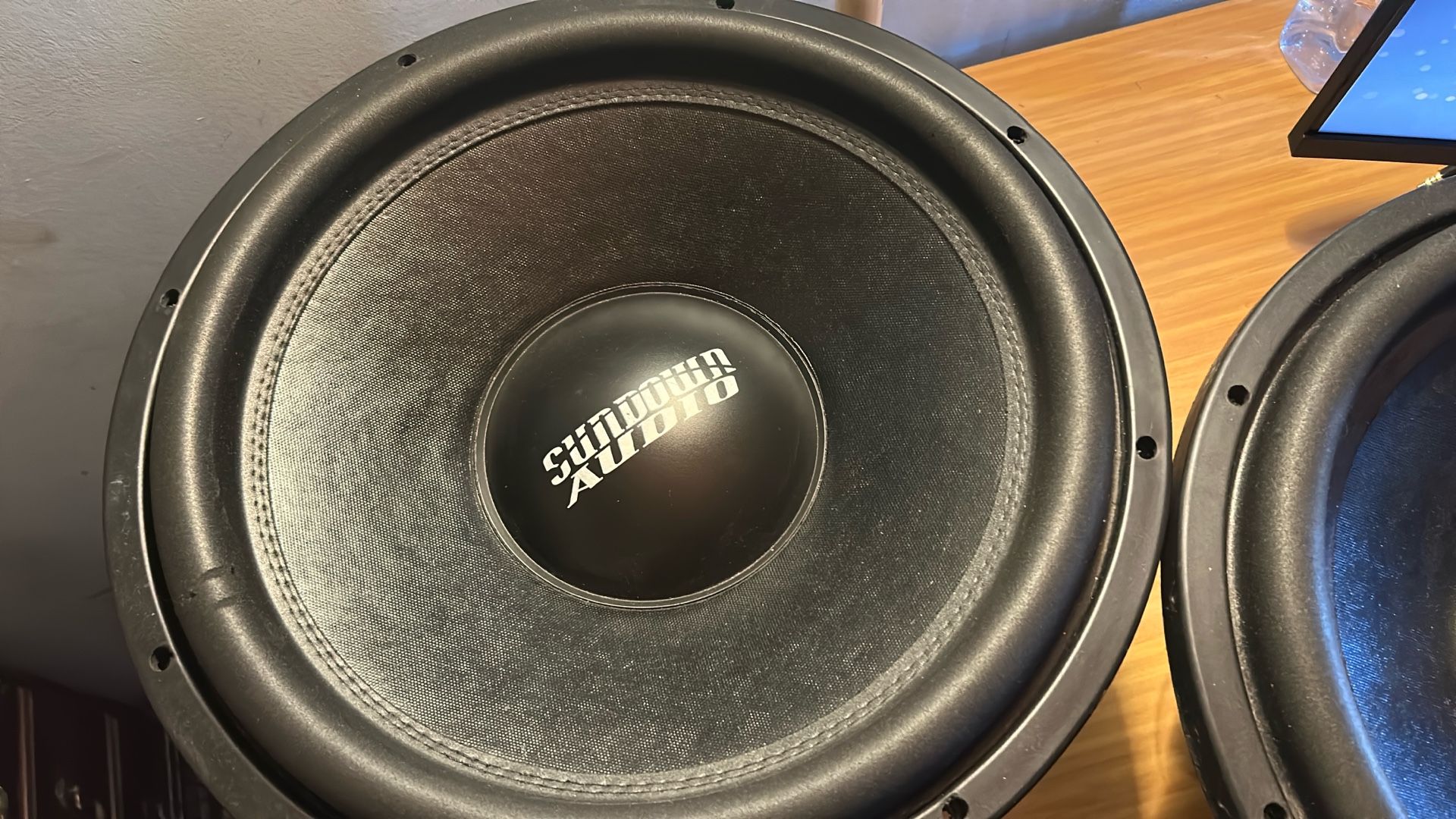 Two 15 Inch Sundown Subwoofers