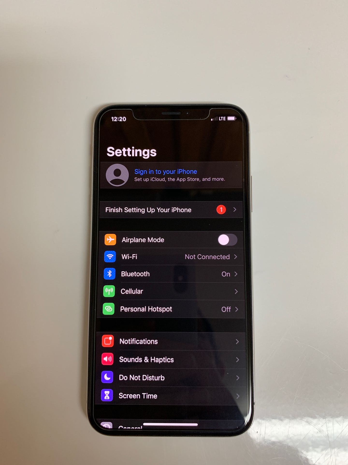 iPhone X Silver 256GB Verizon Unlocked
