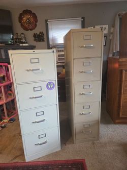 2 tall file cabinets, $20 each or $30 for both!