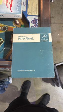 Book Mercedes Benz Service Manual Models 170 V S And D