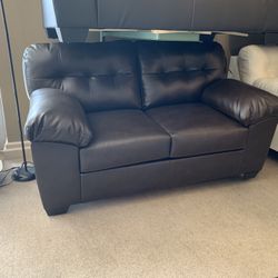 Brown Loveseat 