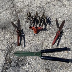 Garden weasel and shears