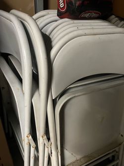 Metal chairs