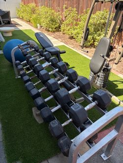 Gym weights and Rack