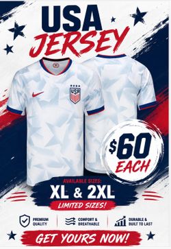 USA WORLD CUP JERSEY 2026