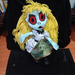 Living Dead Dolls ORCHID Rag Doll Plush Toy 12" Voodoo Doll - Creepy Doll