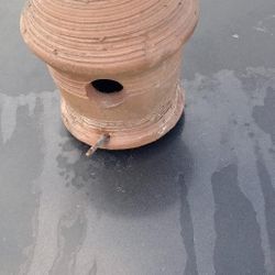 Antique Earthenware Birdhouse 