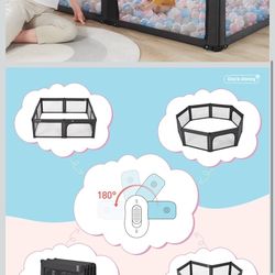 Adjustable Baby Playpen Foldable