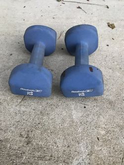 Pair of 12 lb dumbbells