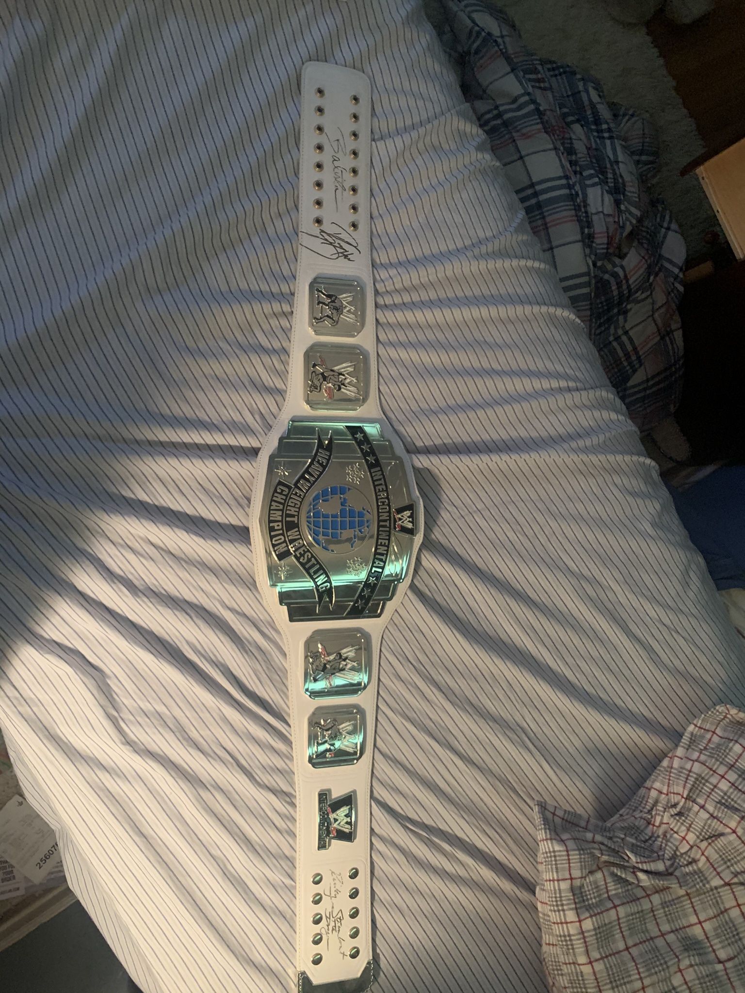 Signed WWE Belt