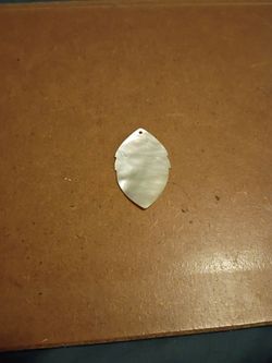 Abalone leaf charm