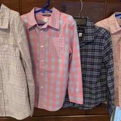 Boys (4) Long Sleeve Shirt Size 6/7 