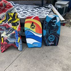 Water Toys, 2 Boogie Boards and one Water Pull, $10 each