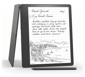 Amazon Kindle Scribe 10.2in 32GB Wi-Fi Gray eBook Reader w/ Stylus Folio