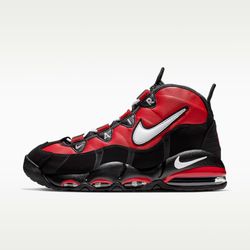 Nike Air Max Uptempo '95 Shoes in Red, Size: 10