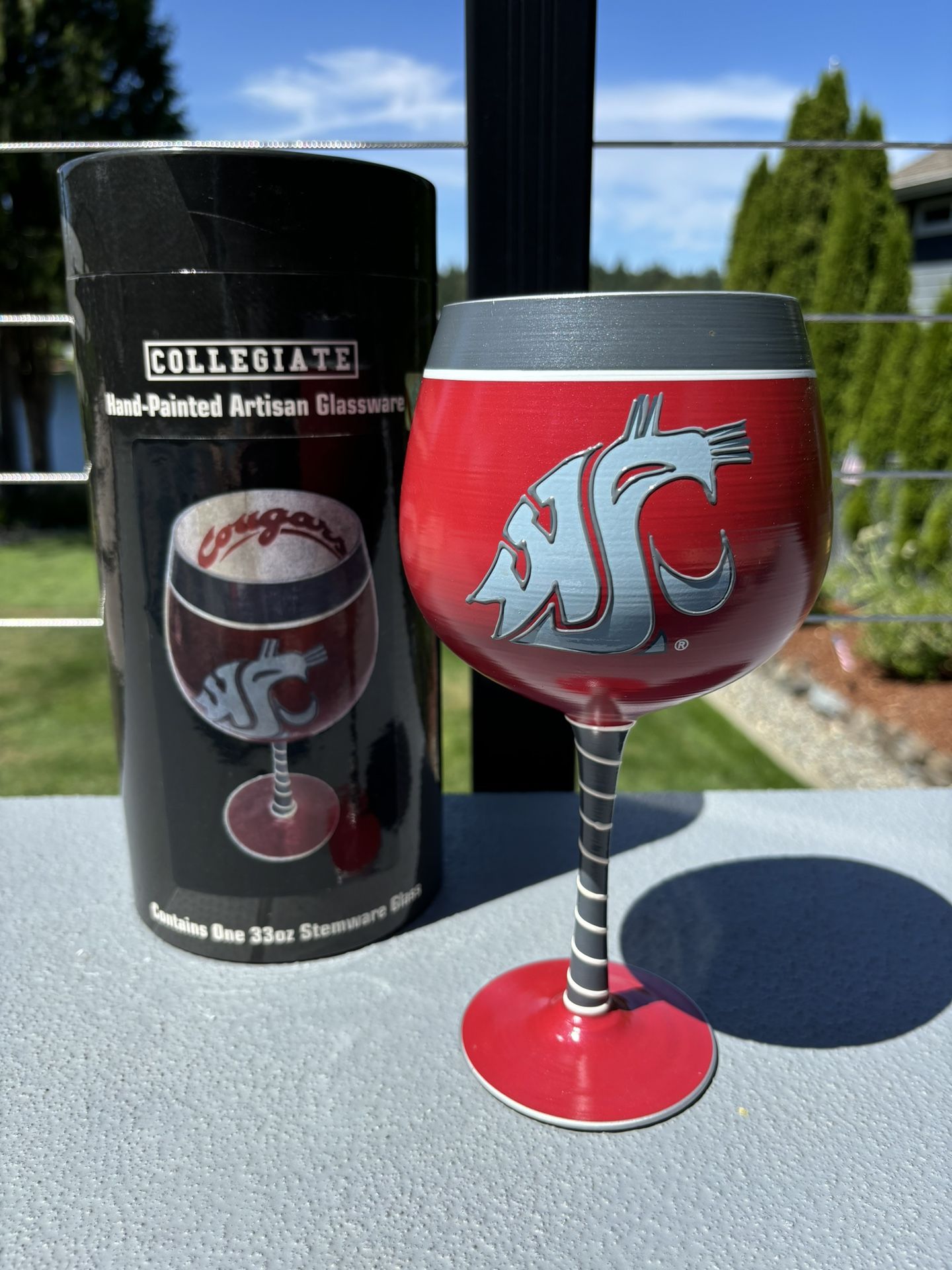 WSU glass