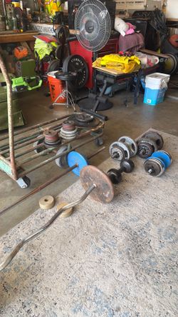 Weights set 300 lbs