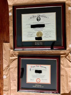Picture Certificate Frames