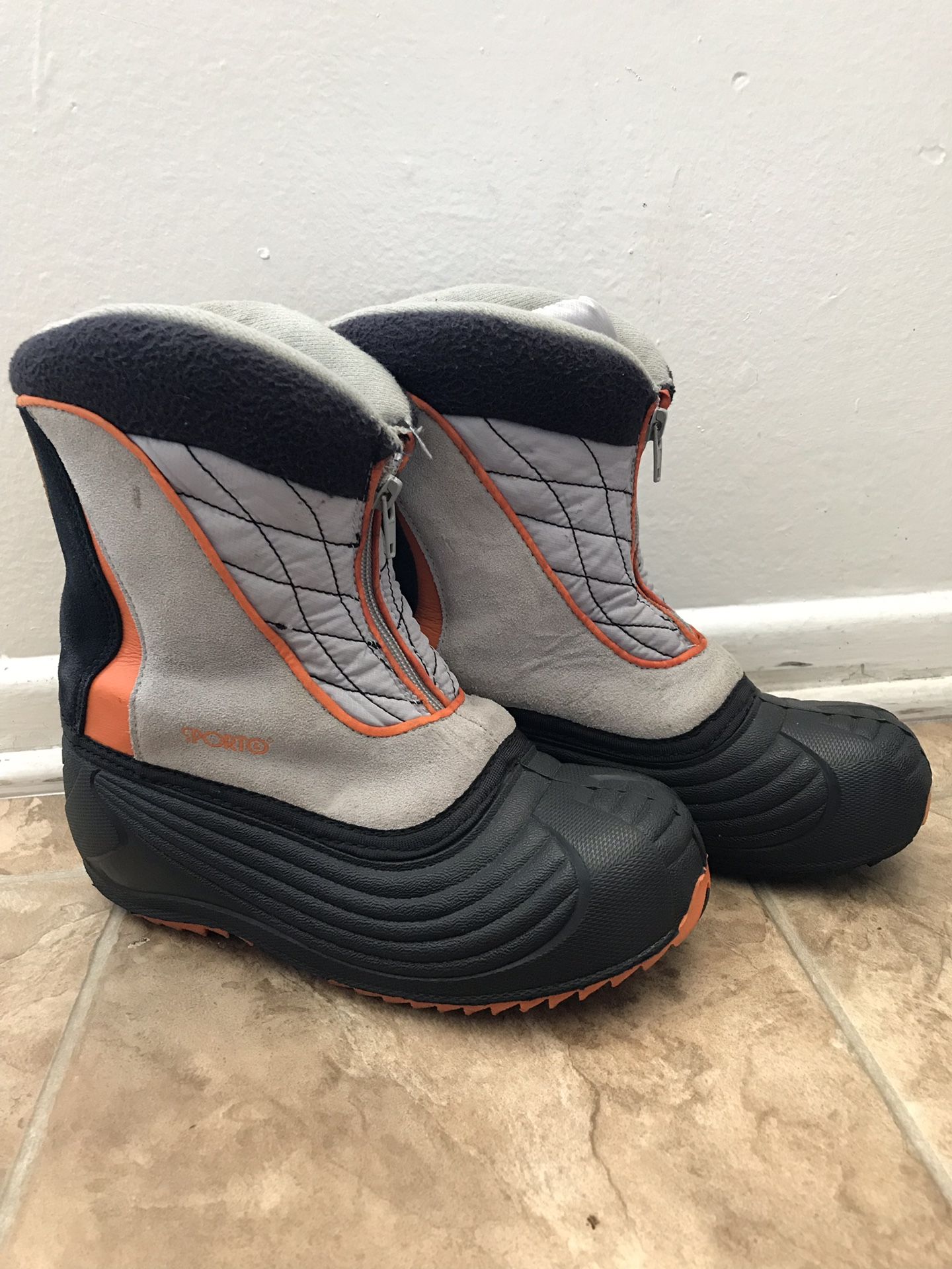 Sporto snow boots size 2 kids