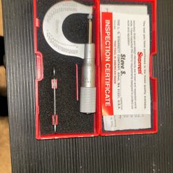 Starrett 0-1 Thread Micrometer 