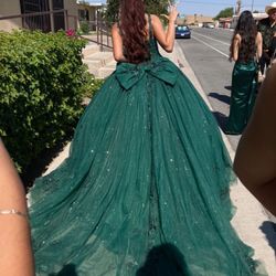  Emerald Green Quince Dress