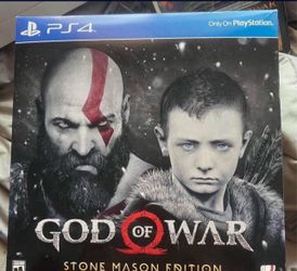 God of War PlayStation 4 PS4 Stone Mason Edition (Not a Console)