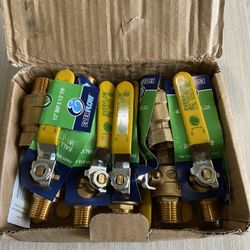 Ball Valves 10-pack 1/2” FIP-MIP