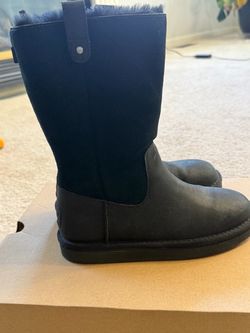 UGG Tall Leather Shearling Boots