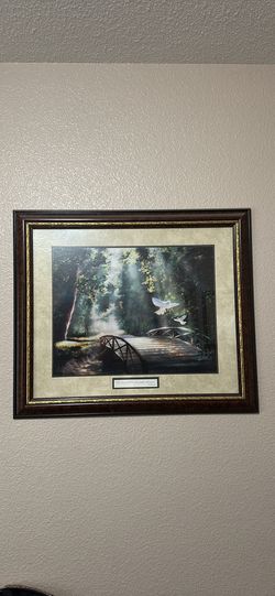 Home Interiors & Gifts framed print "Serenity's Path" by Donna Heath Brooks