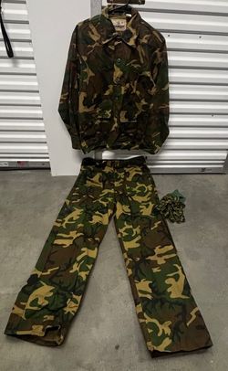 Vintage RANGER USA Jungle Woodland Camo Hunting Outfit – Medium – 3 Pieces