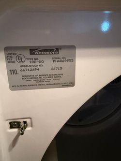 Kenmore Dryer