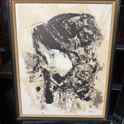 Mid Century 1978 signed and number beautiful portrait