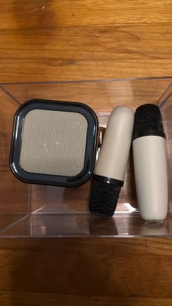 Wireless Karaoke Microphone & Speaker Set – Portable Bluetooth Singing Machine