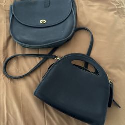 Two Vintage Coach Bags