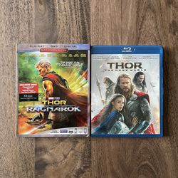 Marvel’s Thor: Ragnarok & The Dark World Action Films Blu-Ray Movies