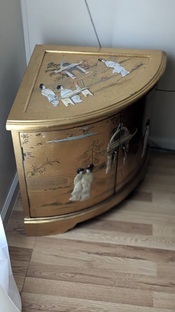 Asian Corner Cabinet