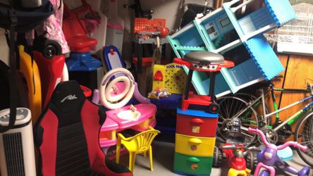 Different kind of toys good condition