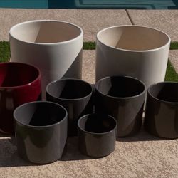 Gainey Flower Pots For Sale. 6 Inches To 16 Inches 
