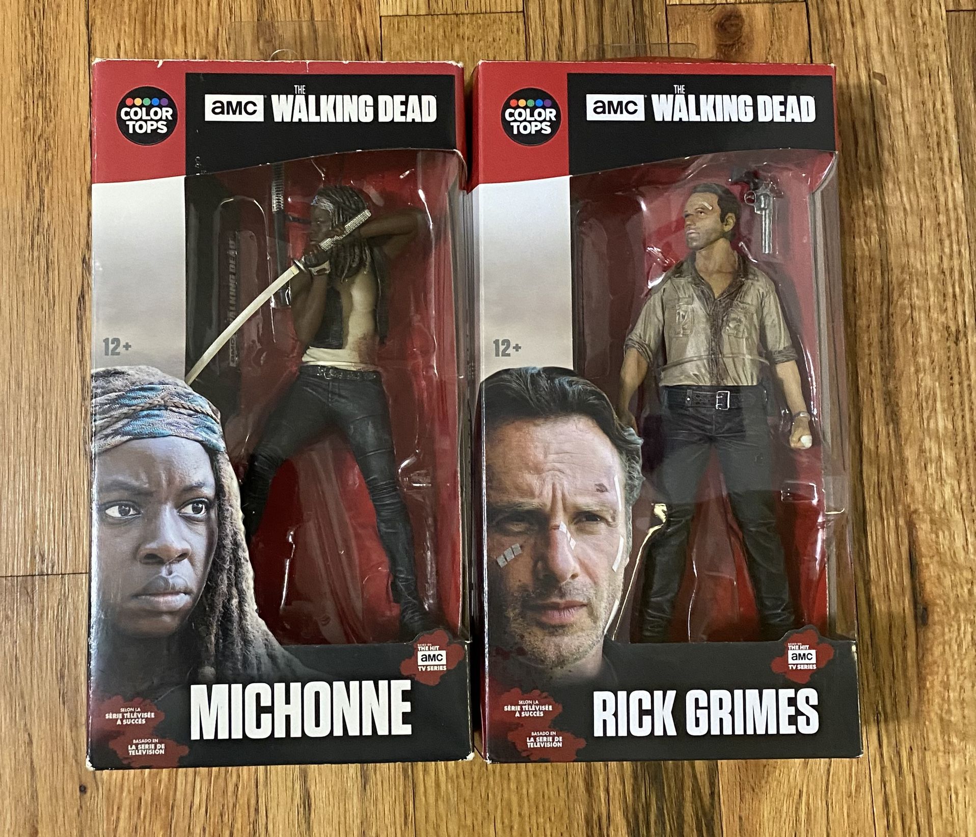 The Walking Dead Rick Grimes & Michonne McFarlane Toys Action Figures
